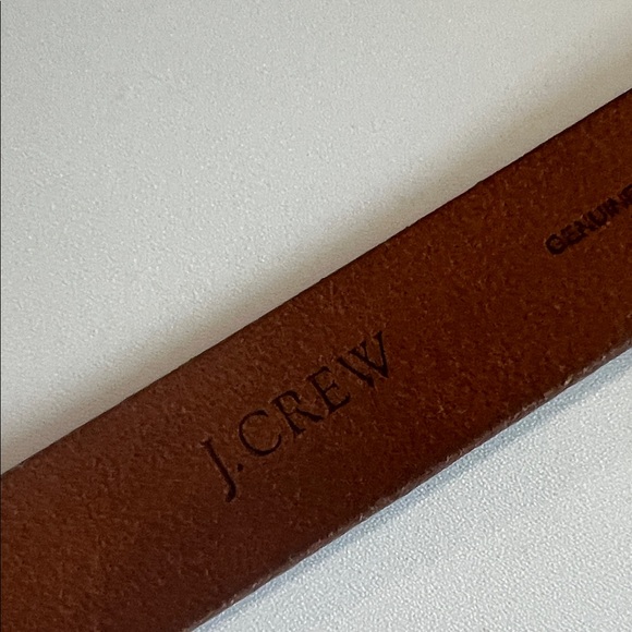 J. Crew Rich Brown Leather Belt - small - Picture 3 of 8